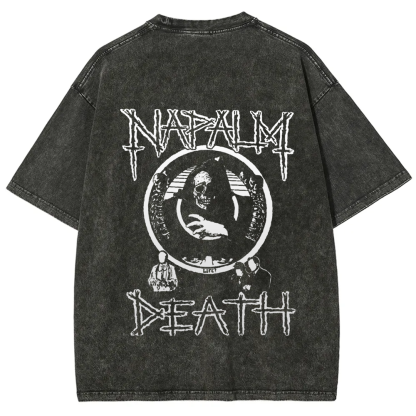 Unisex Vintage  Napalm Death Ban  t-Shirt