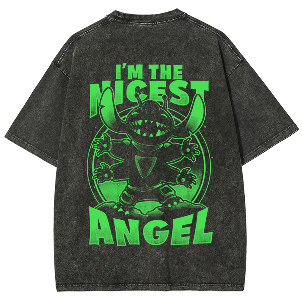 Unisex Vintage Cute Alien Nice Angel t-Shirt