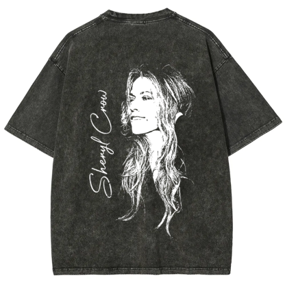 Unisex Vintage  Sheryl Crow Singer t-Shirt