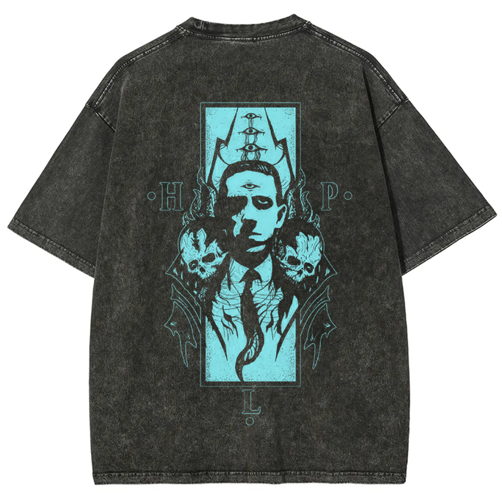 Unisex Vintage H.P. Lovecraft Celebrities  t-Shirt