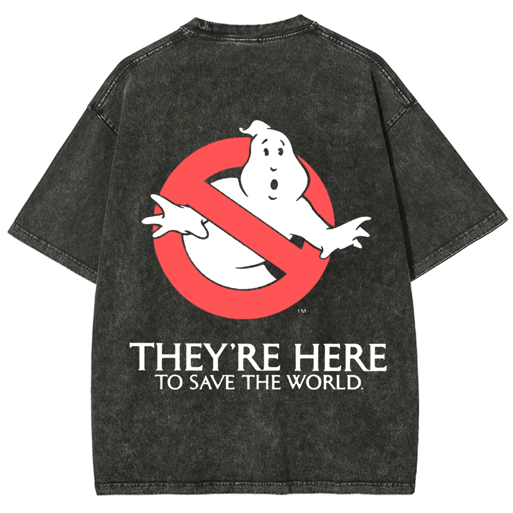 Unisex Vintage  Ghostbusters Horror Movie  t-Shirt