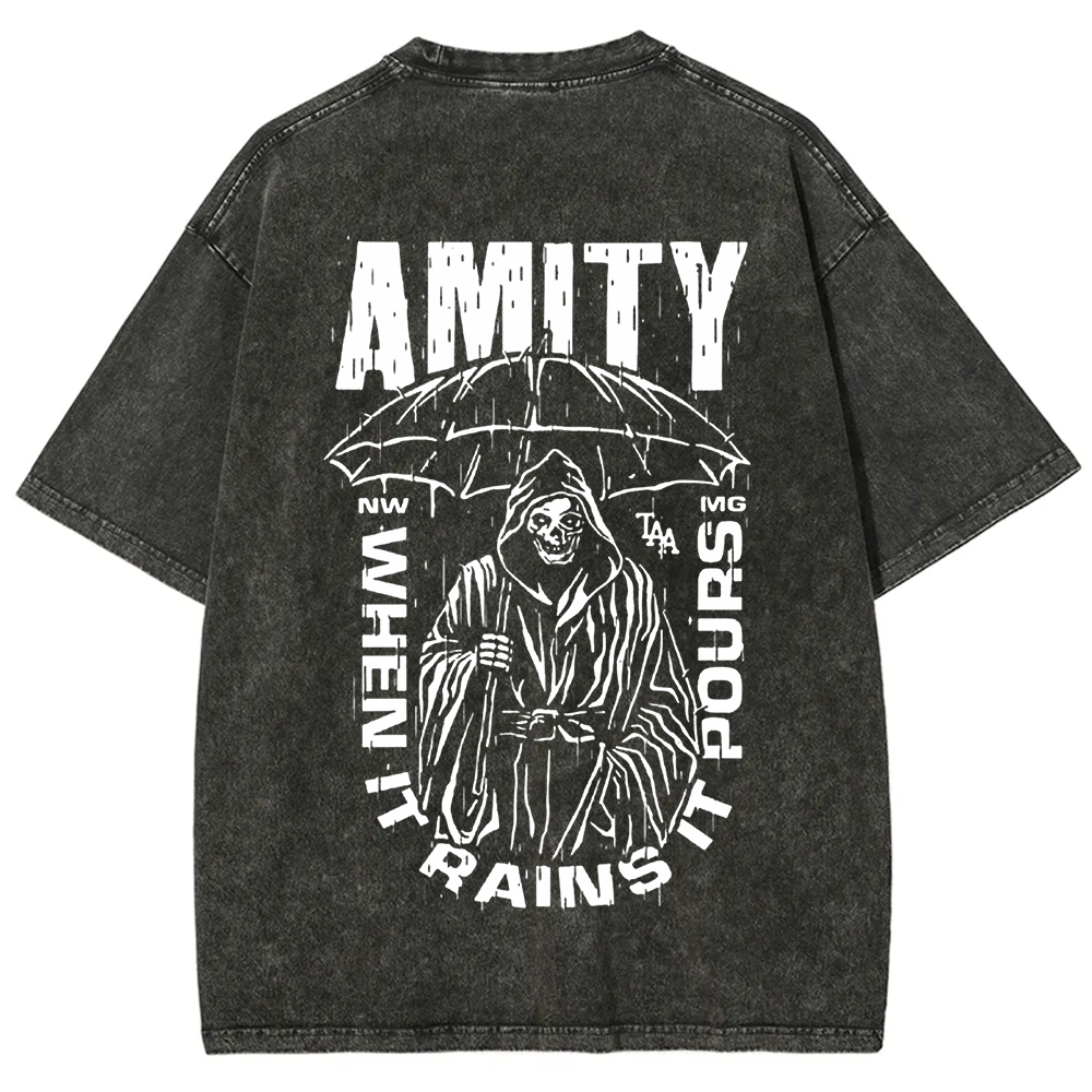 Unisex Vintage The Amity Affliction Band  t-Shirt