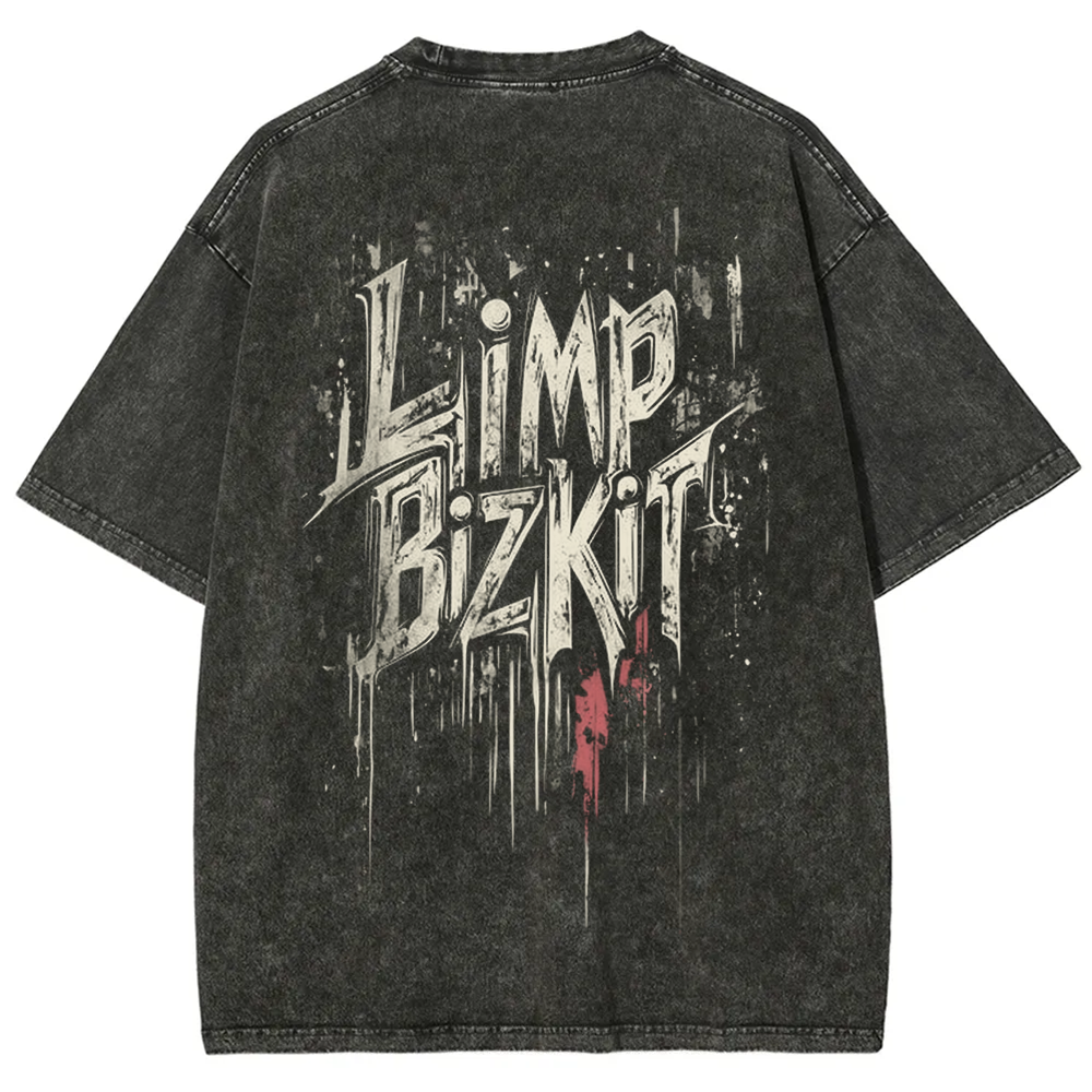 Unisex Vintage  Limp Bizkit Band  t-Shirt