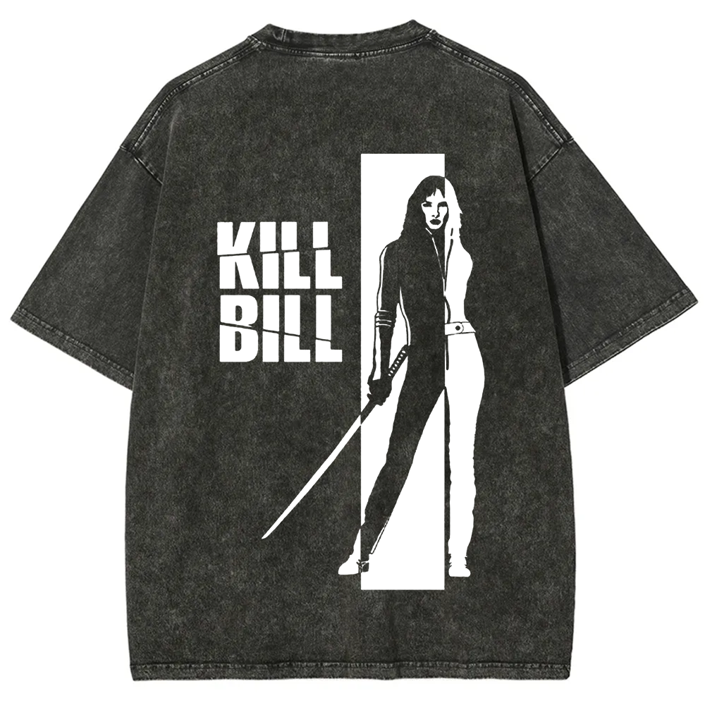 Unisex Vintage  Kill Bill Horror Movie t-Shirt