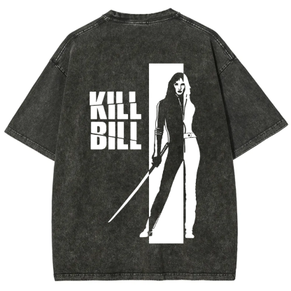 Unisex Vintage  Kill Bill Horror Movie t-Shirt