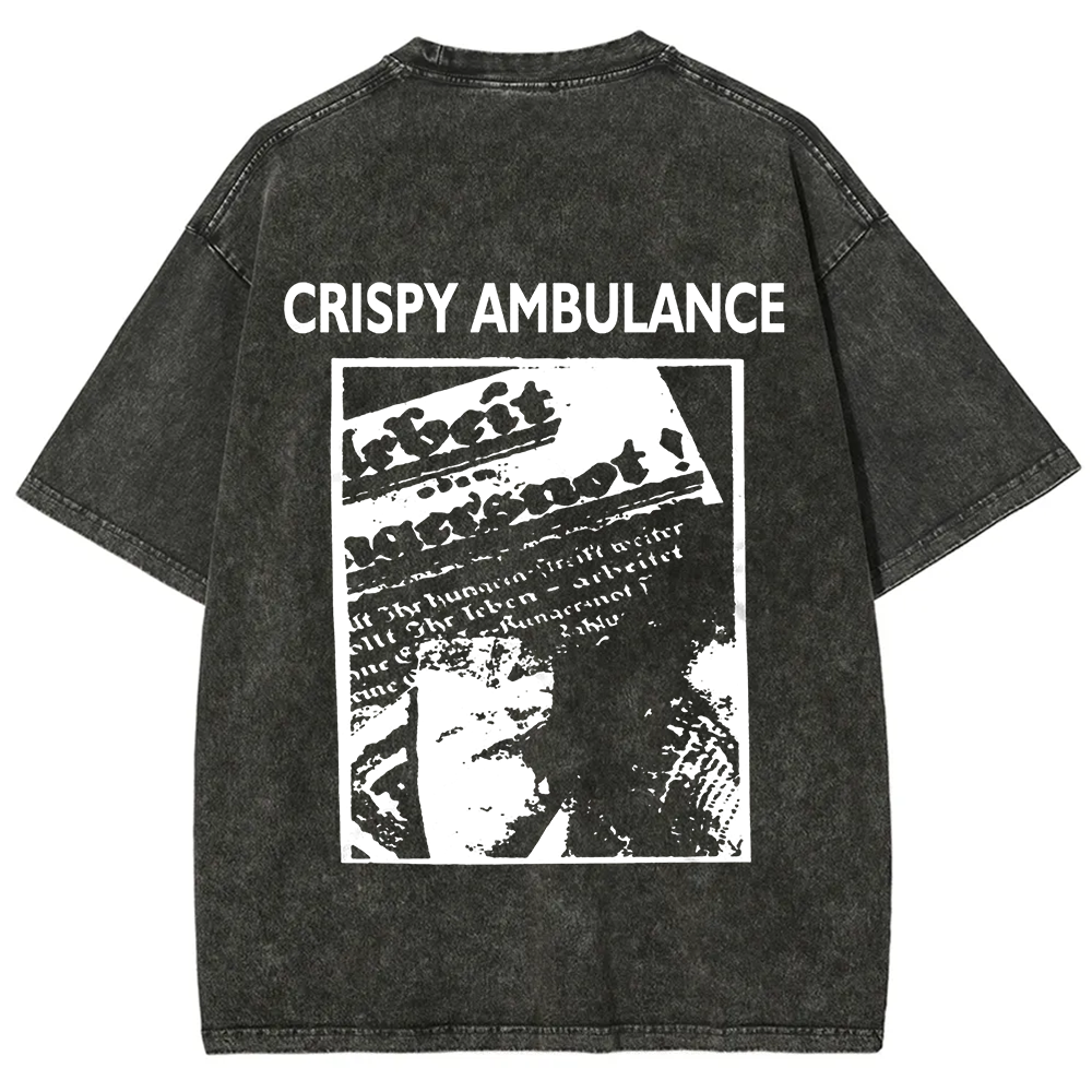 Unisex Vintage Crispy Ambulance Band t-Shirt