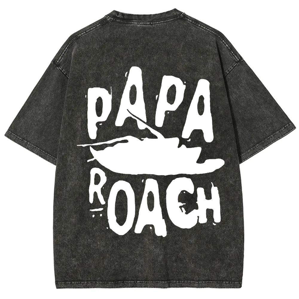 Unisex Vintage Papa Roach Rock Band t-Shirt