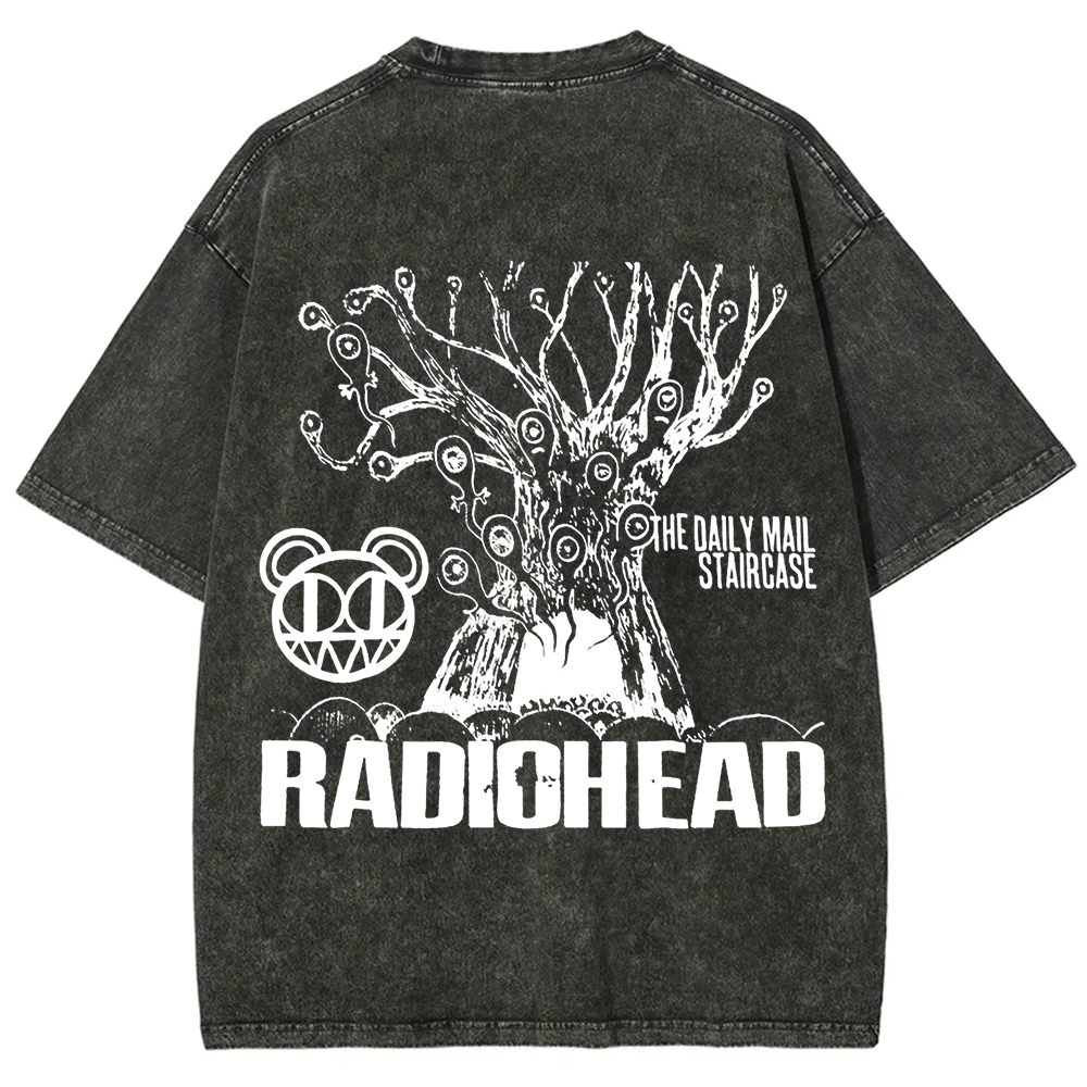 Unisex Vintage  Radiohead Band t-Shirt