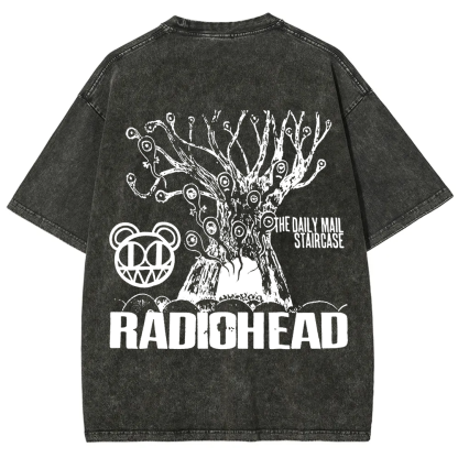 Unisex Vintage  Radiohead Band t-Shirt