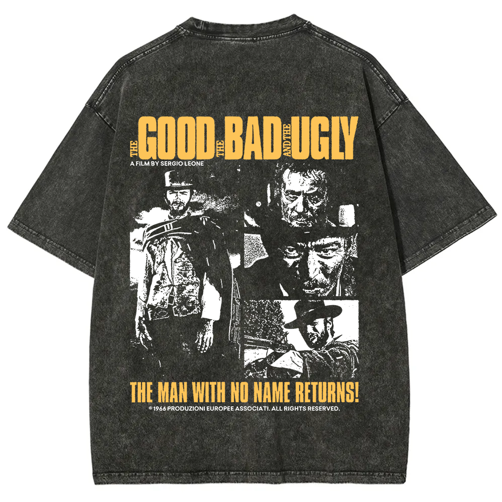 Unisex Vintage  The good, the bad and the ugly movie t-Shirt