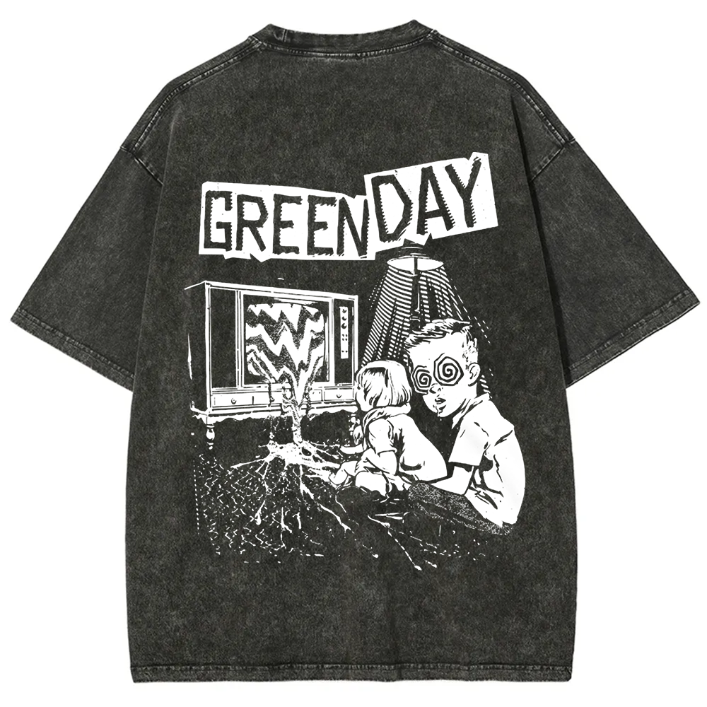 Unisex Vintage Green Day Band t-Shirt