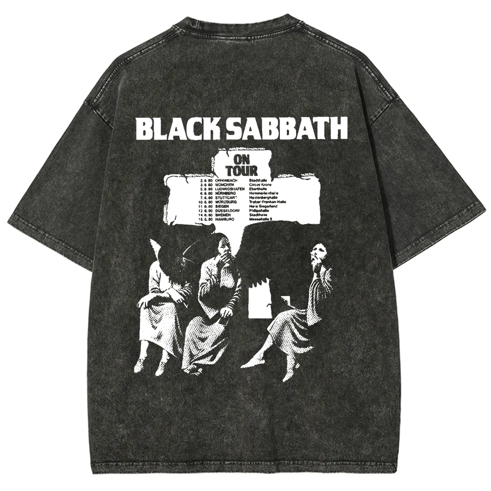 Unisex Vintage  Black Sabbath Band t-Shirt