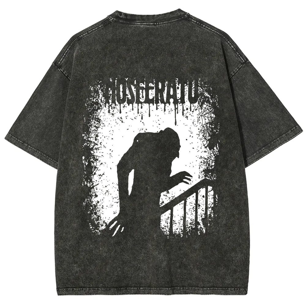 Unisex Vintage   Nosferatu 1922 Horror Movie  t-Shirt