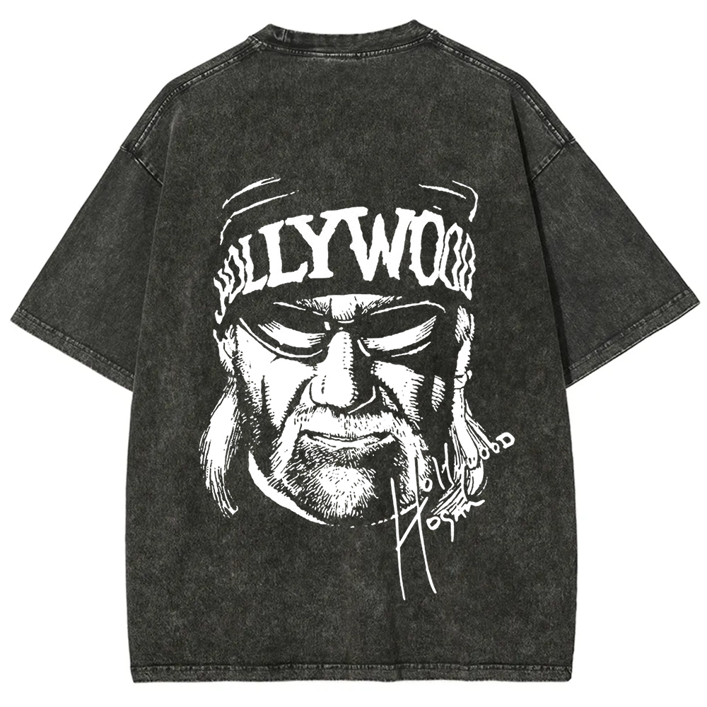 Unisex Vintage  Wrestling WCW Hollywood Hulk Hogan  t-Shirt
