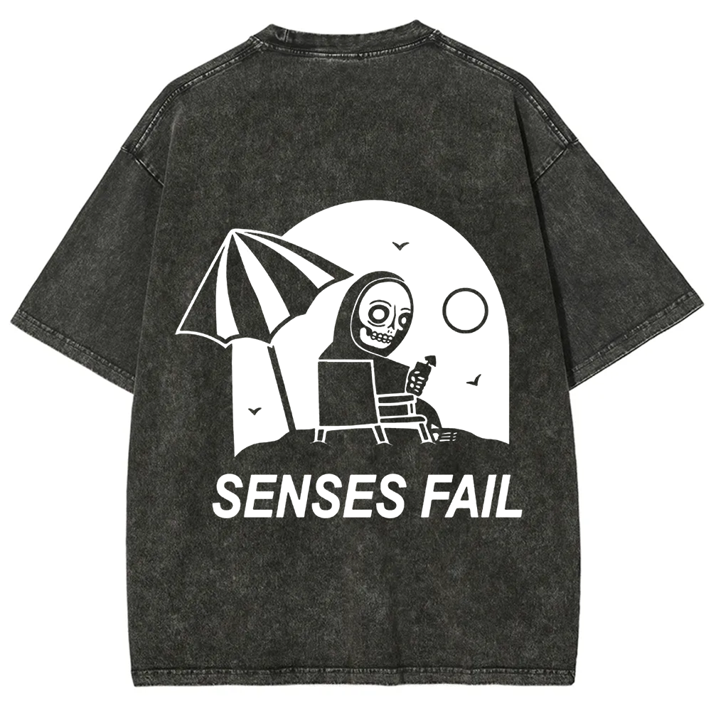 Unisex Vintage Senses Fail Band  t-Shirt