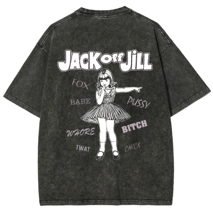 Unisex Vintage Jack Off Jill Band t-Shirt