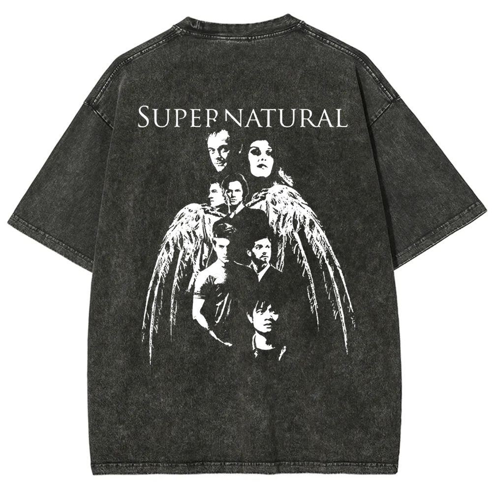 Unisex Vintage Supernatural TV Series t-Shirt