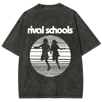 Unisex Vintage  Rival Schools Band t-Shirt