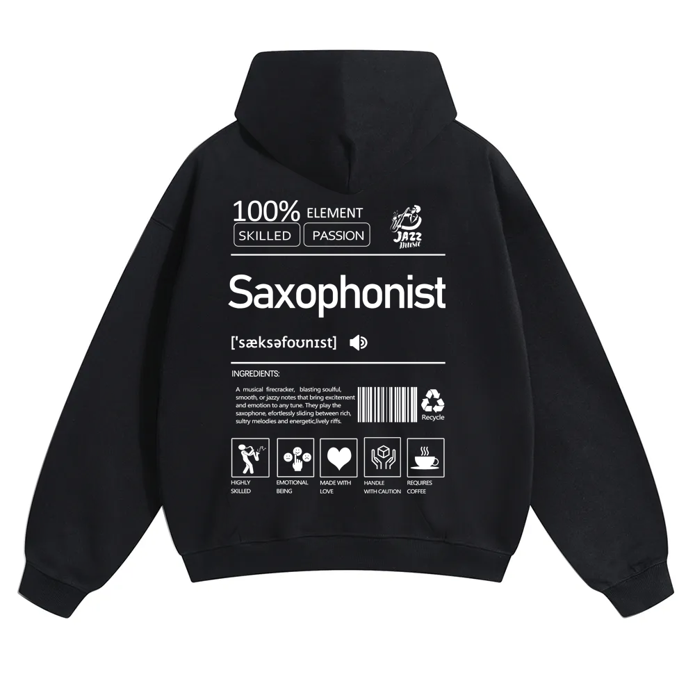Saxophonist Unisex  Hoodie wearishow