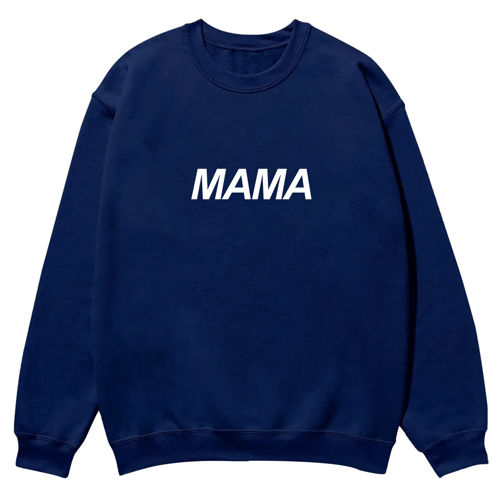 Mama Casual Crewneck Sweatshirt wearishow