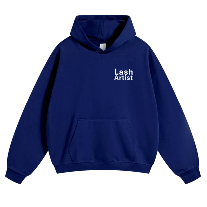 Lash Artist Unisex Solid Color Hoodie wearishow