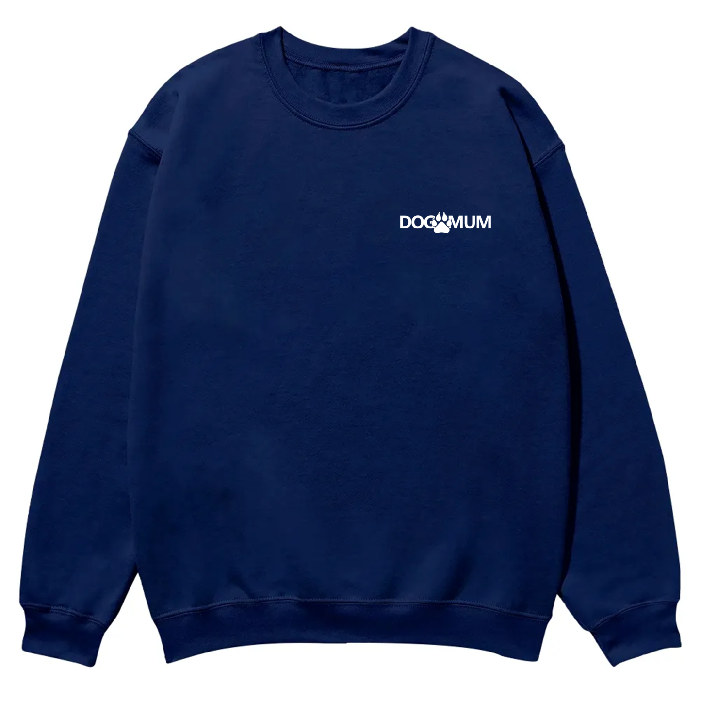 Dog Mum  Addcustom QR Code Name Unisex Casual Crewneck Sweatshirt