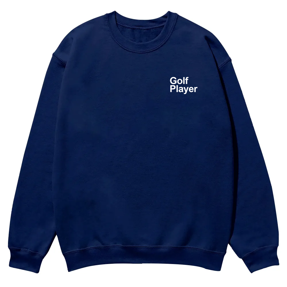 Golf Player Casual Crewneck Sweatshirt wearishow wearishow