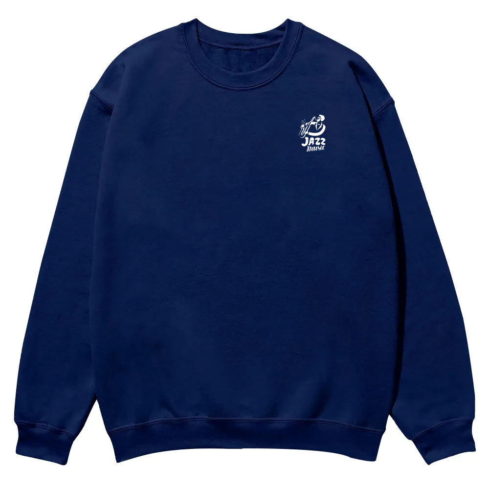 Saxophonist Unisex  Casual Crewneck Sweatshirt wearishow