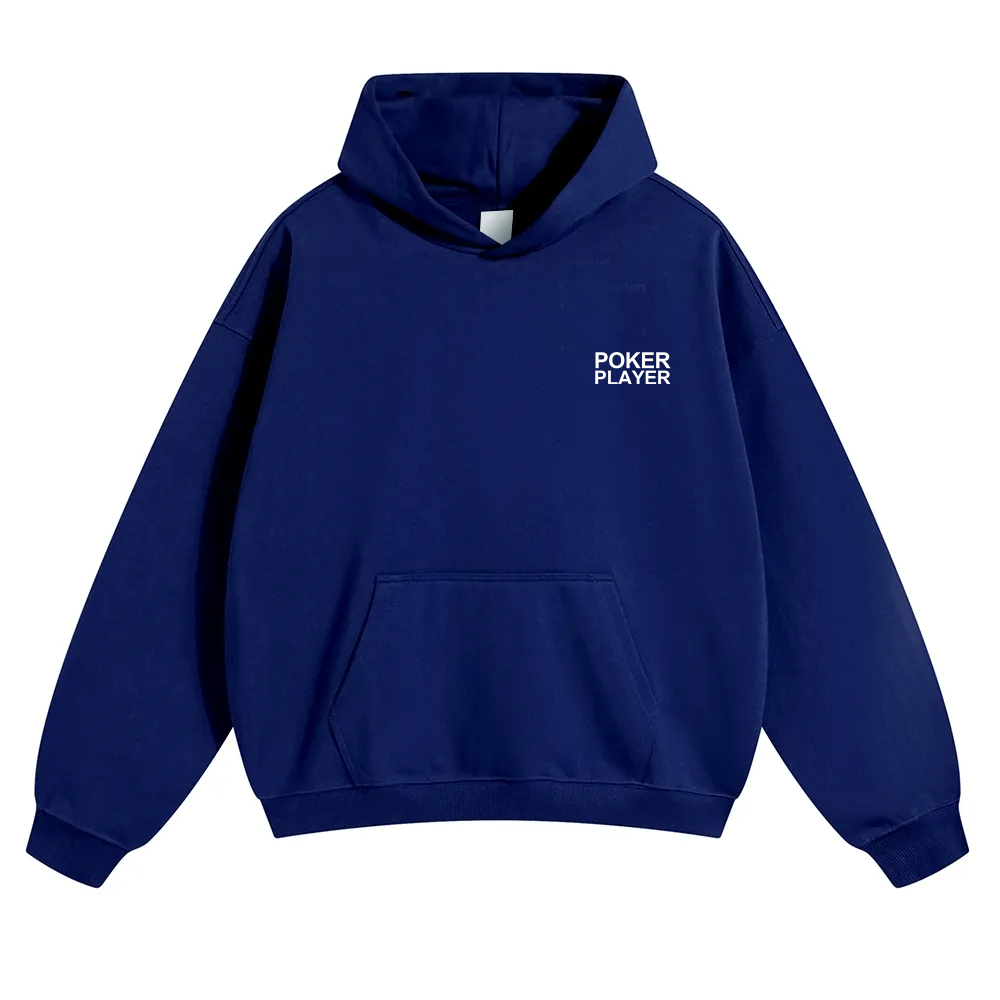 Poker Player Unisex Solid Color Hoodie wearishow