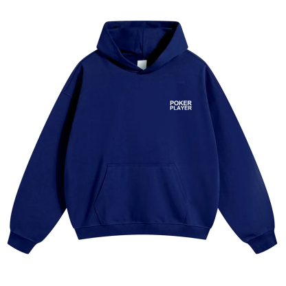 Poker Player Unisex Solid Color Hoodie wearishow