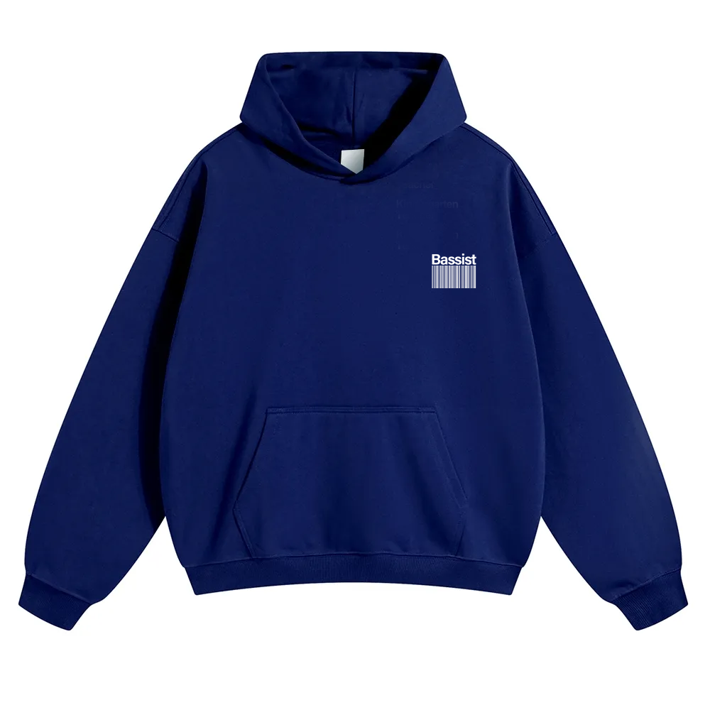 Bassist Unisex Solid Color Hoodie wearishow