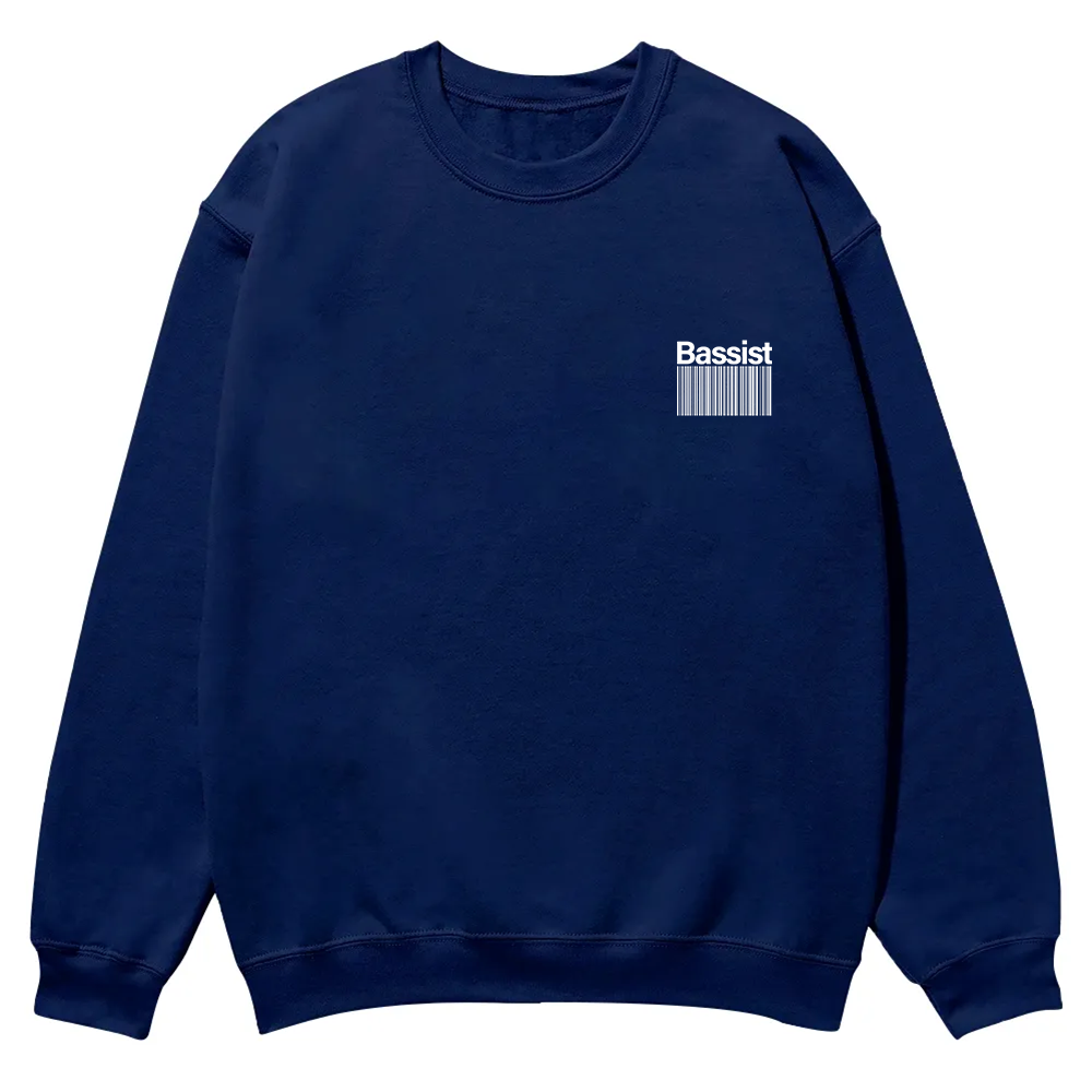Bassist Casual Crewneck Sweatshirt wearishow