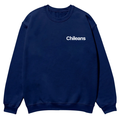 Chileans Unisex Fit  Casual Crewneck Sweatshirt wearishow