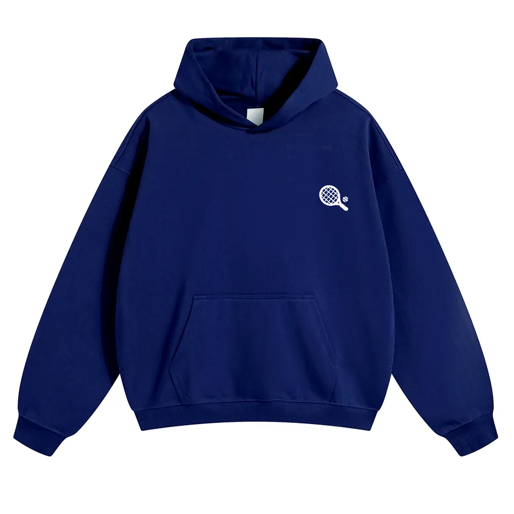 Padel Player Unisex Solid Color Hoodie wearishow