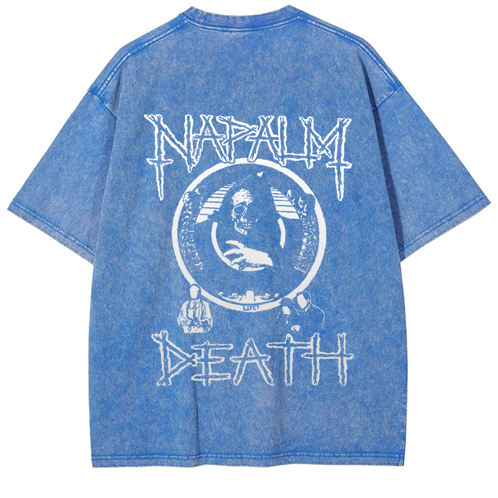 Unisex Vintage  Napalm Death Ban  t-Shirt