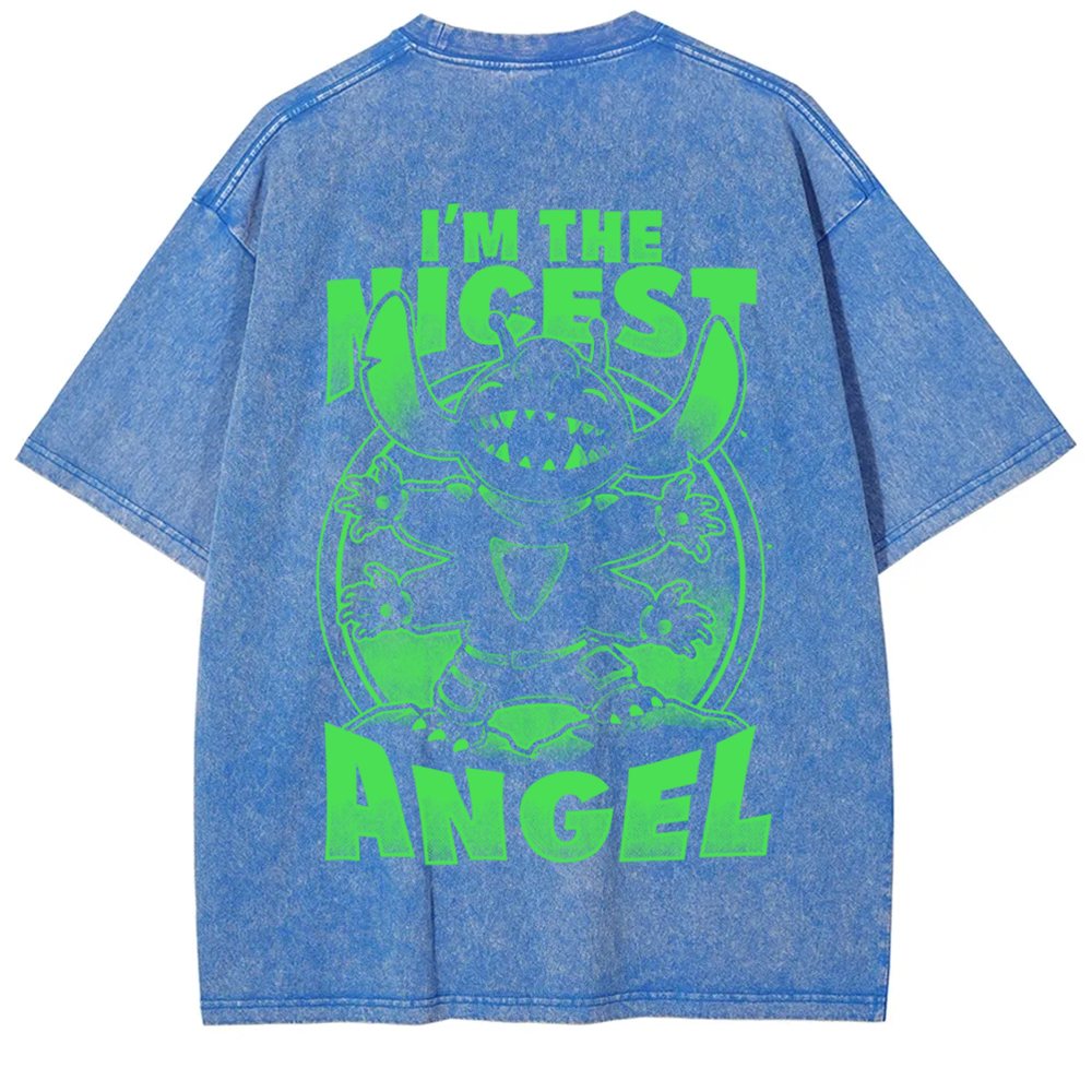 Unisex Vintage Cute Alien Nice Angel t-Shirt