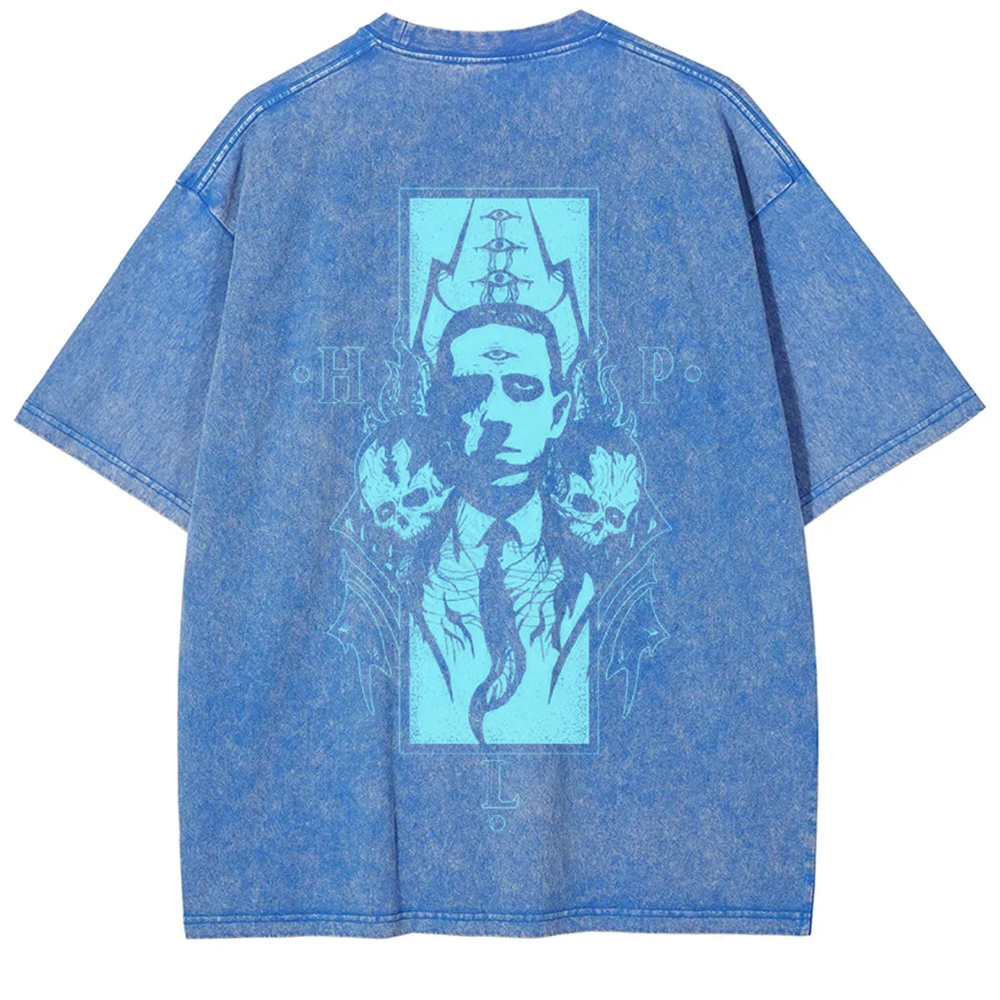 Unisex Vintage H.P. Lovecraft Celebrities  t-Shirt