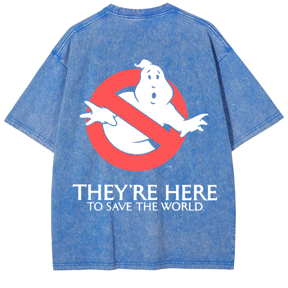 Unisex Vintage  Ghostbusters Horror Movie  t-Shirt