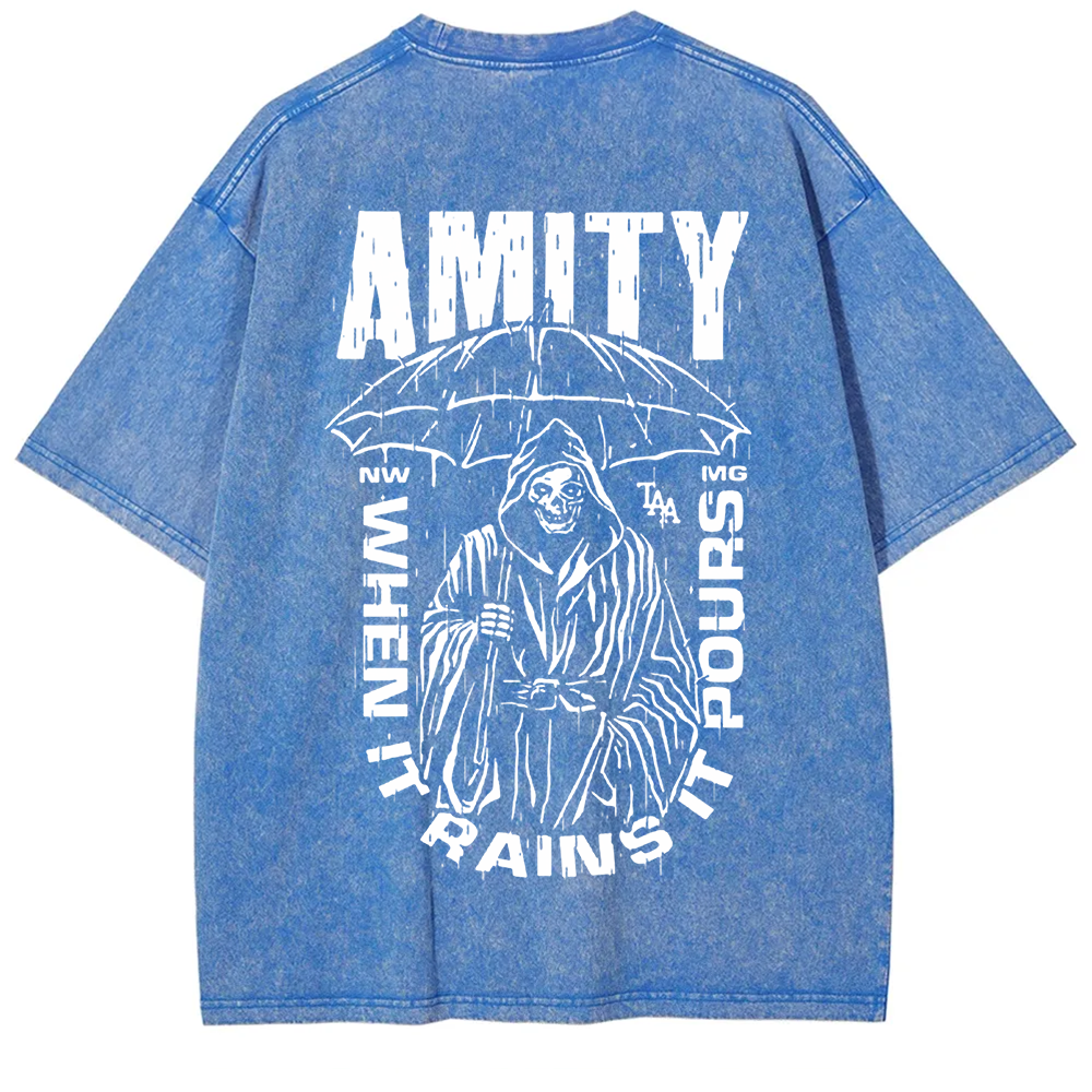 Unisex Vintage The Amity Affliction Band  t-Shirt