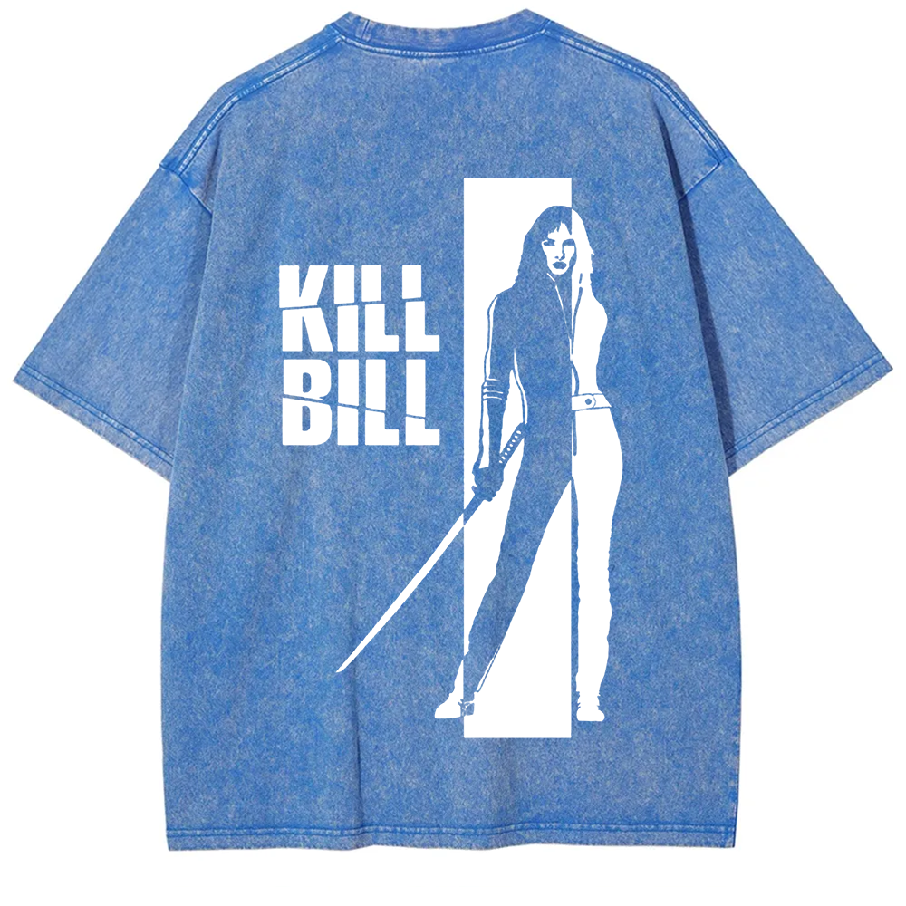 Unisex Vintage  Kill Bill Horror Movie t-Shirt
