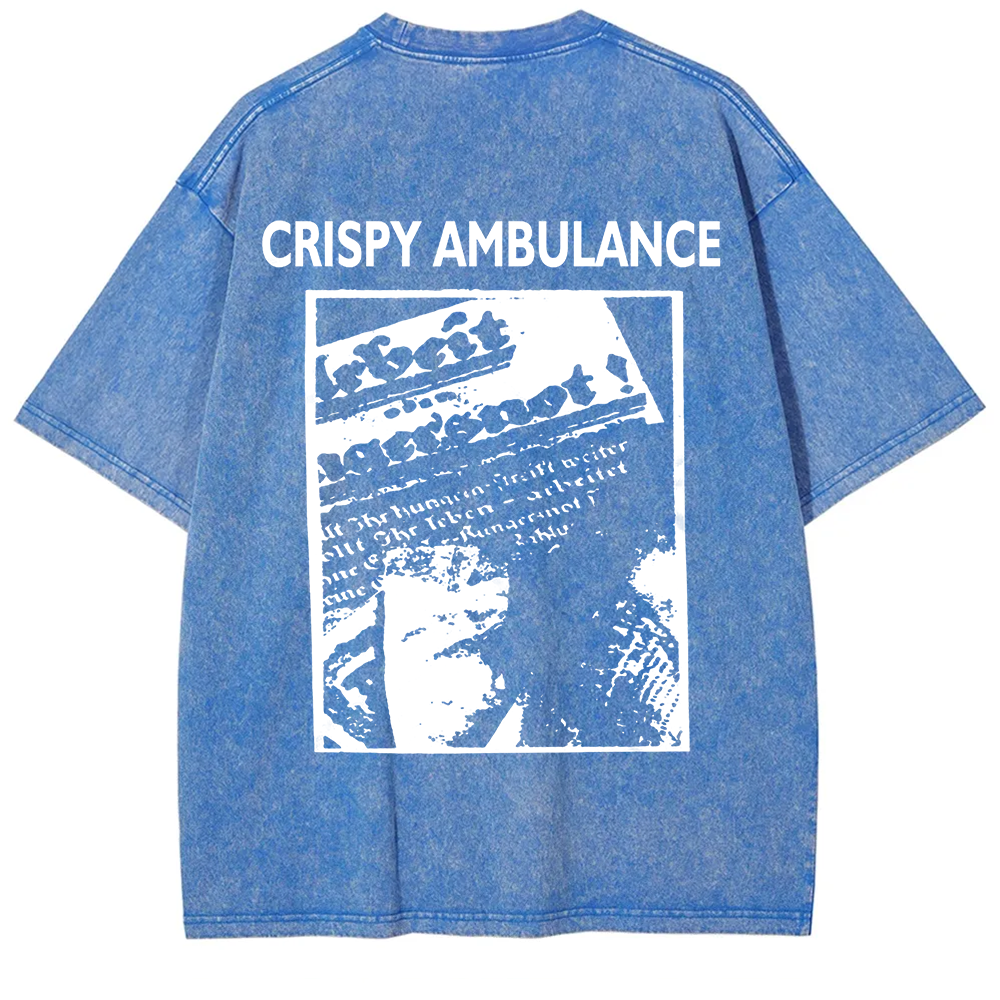 Unisex Vintage Crispy Ambulance Band t-Shirt