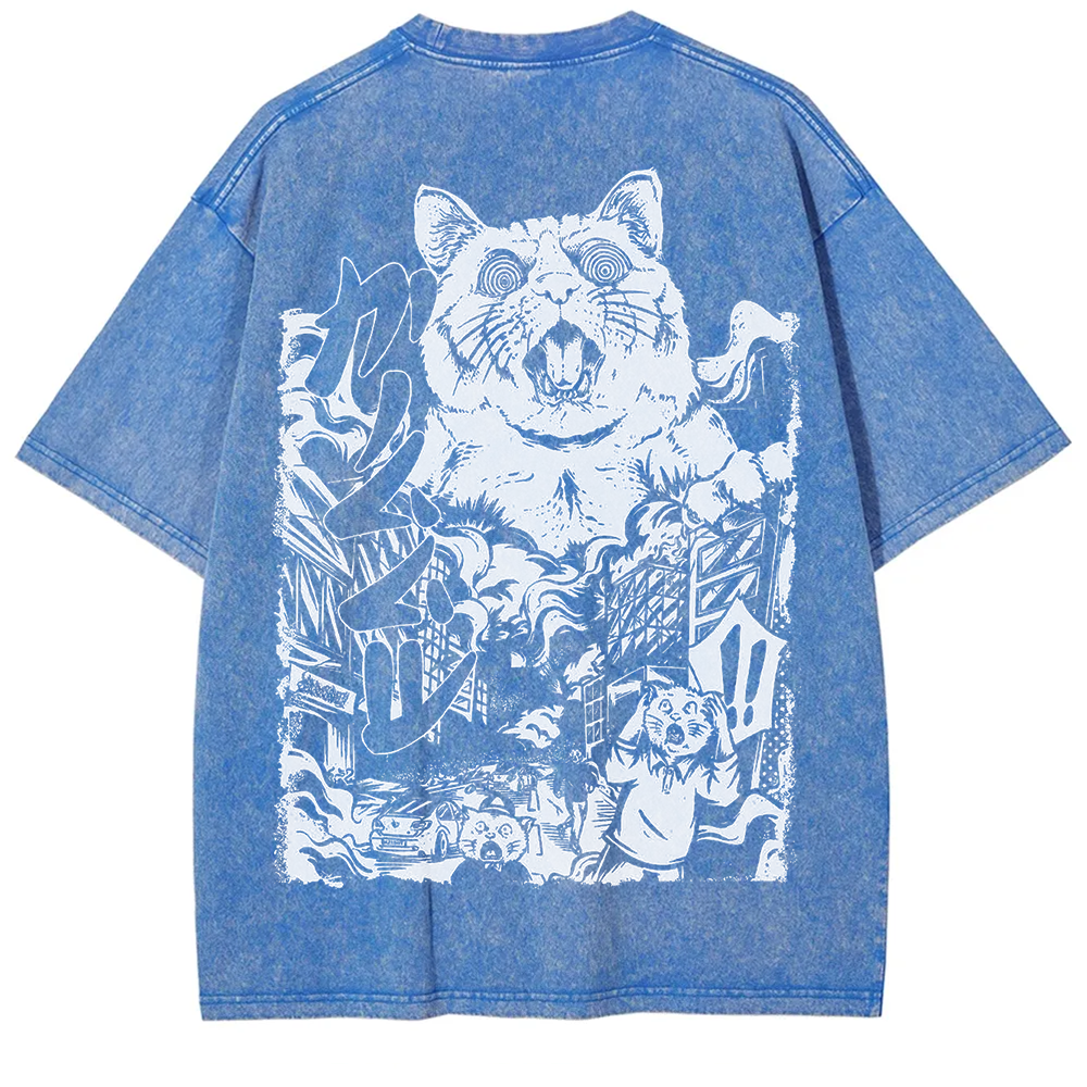 Unisex Vintage Monster Cat t-Shirt