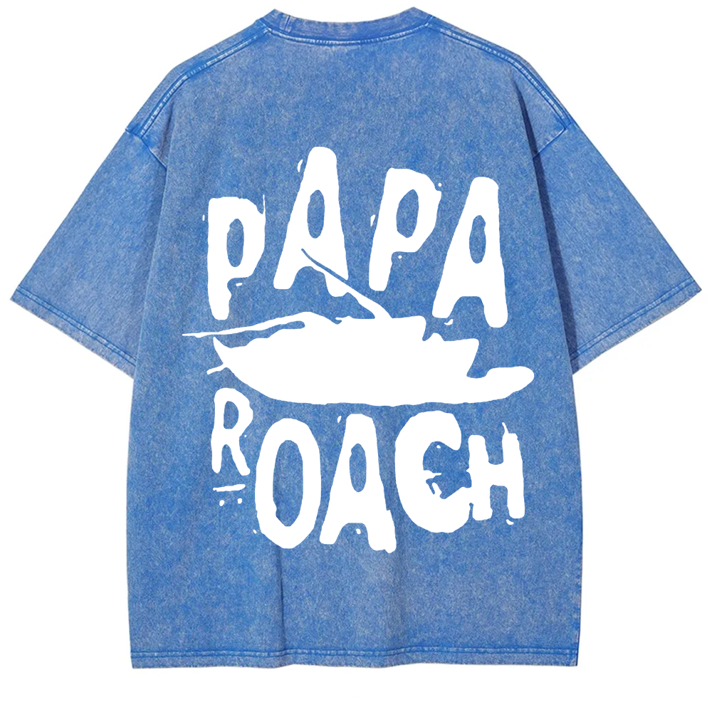 Unisex Vintage Papa Roach Rock Band t-Shirt