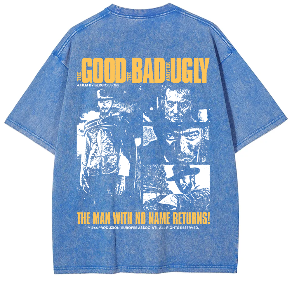 Unisex Vintage  The good, the bad and the ugly movie t-Shirt