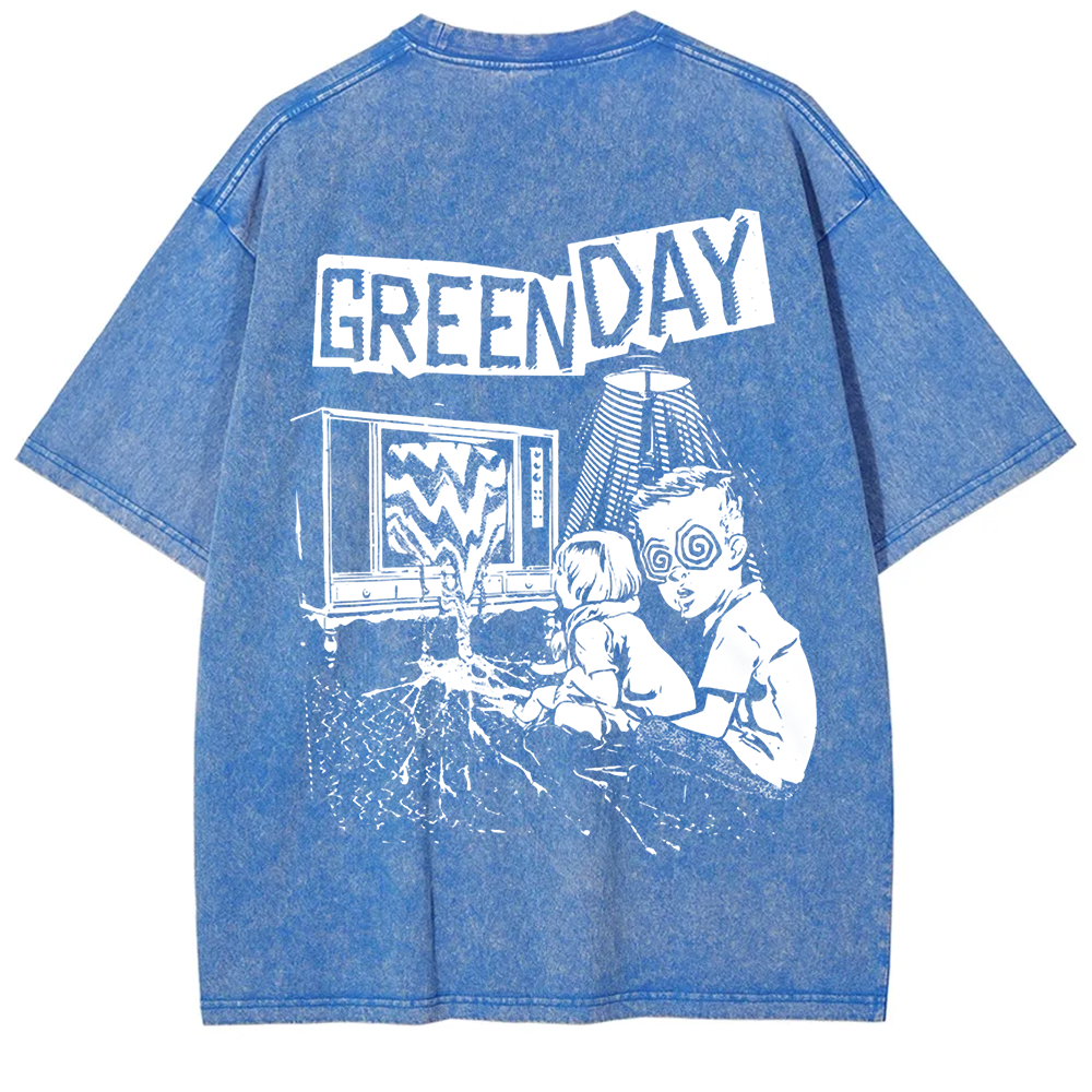 Unisex Vintage Green Day Band t-Shirt