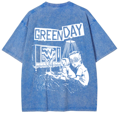 Unisex Vintage Green Day Band t-Shirt