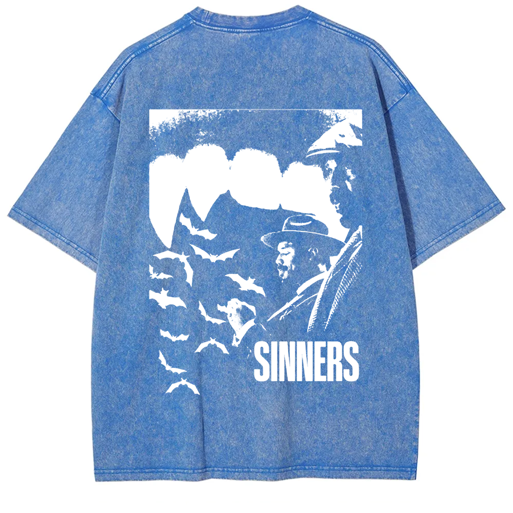 Unisex Vintage Sinners 2025 Horror Movie t-Shirt