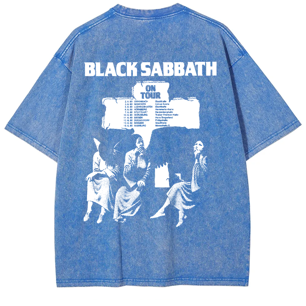 Unisex Vintage  Black Sabbath Band t-Shirt