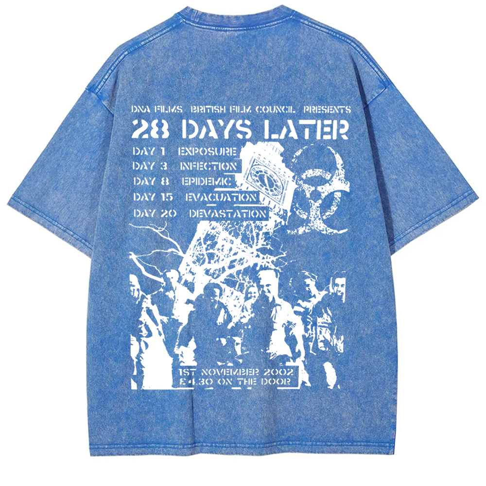 Unisex Vintage 28 Days Later Horror Movie  t-Shirt