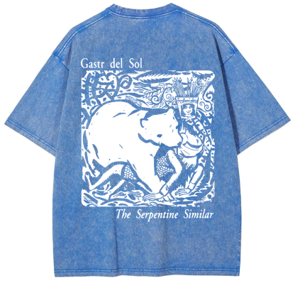 Unisex Vintage  Gastr del Sol Band  t-Shirt